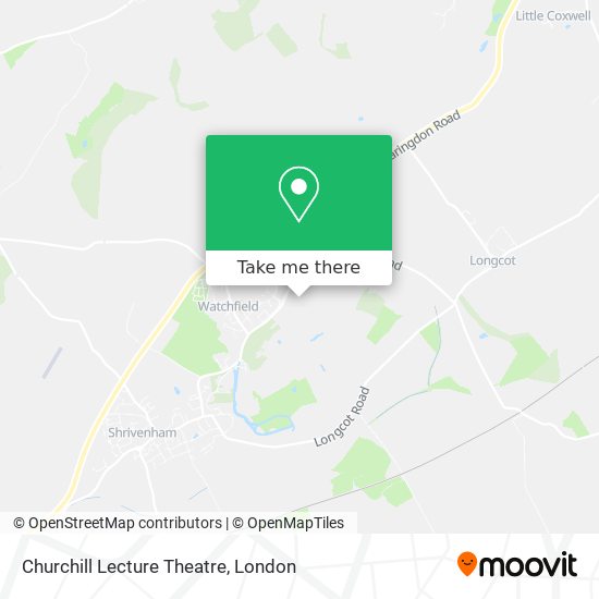 Churchill Lecture Theatre map