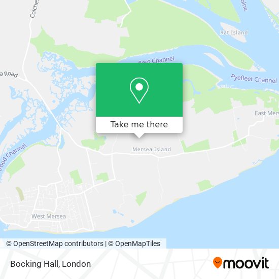 Bocking Hall map