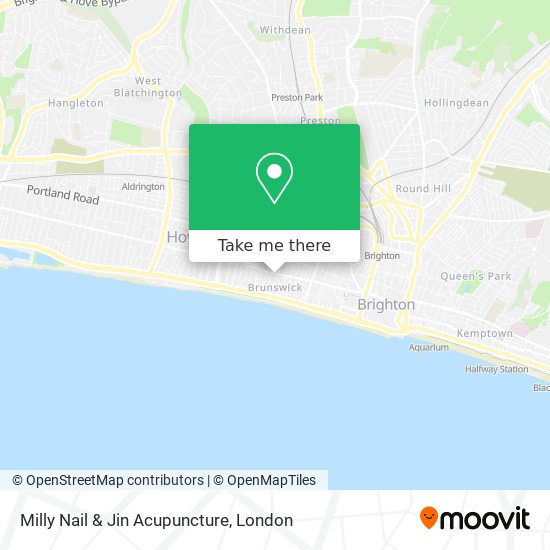 Milly Nail & Jin Acupuncture map
