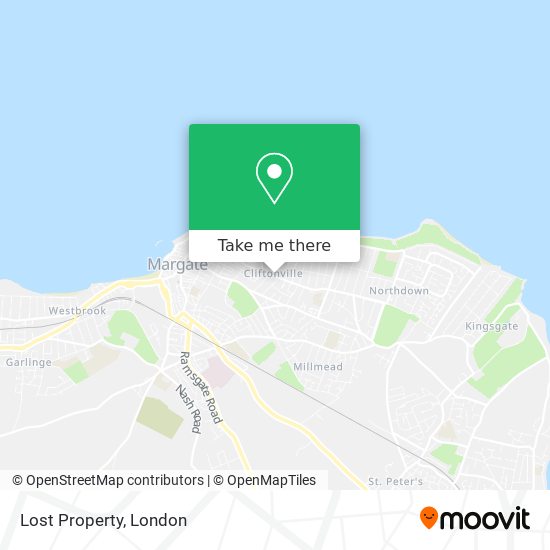 Lost Property map
