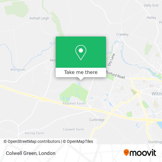 Colwell Green map