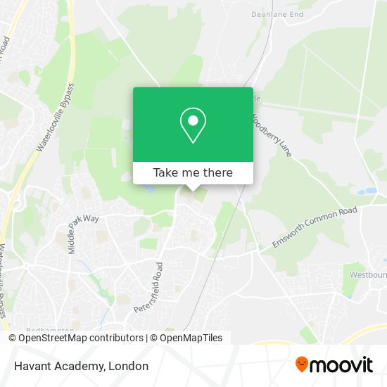 Havant Academy map