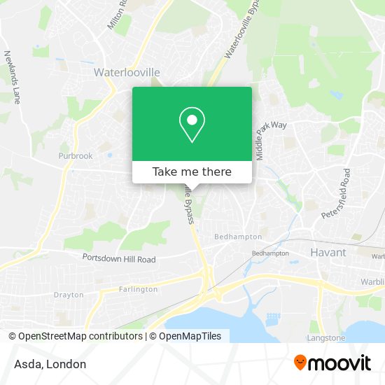 Asda map