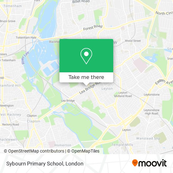 Sybourn Primary School map