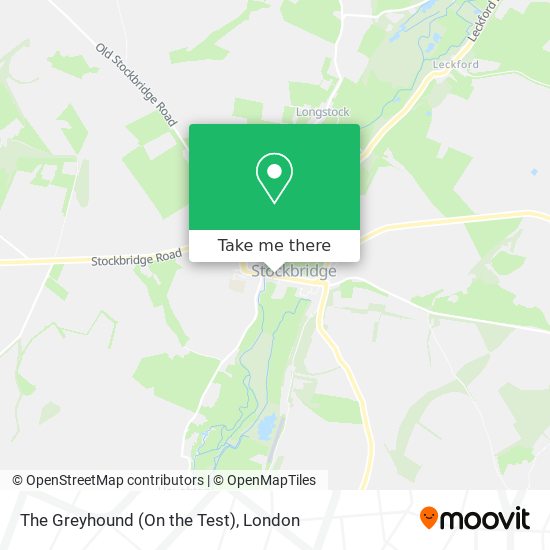 The Greyhound (On the Test) map