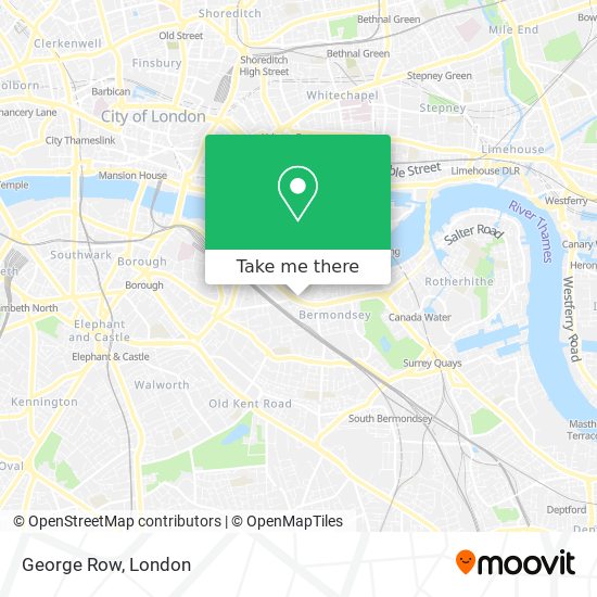 George Row map