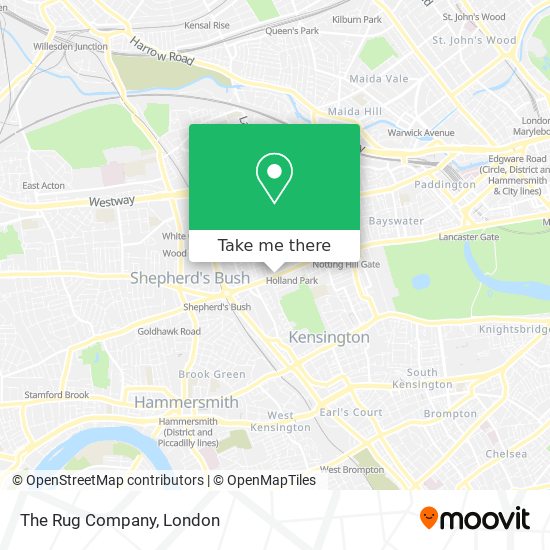 The Rug Company map