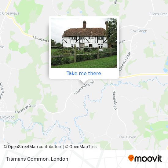 Tismans Common map