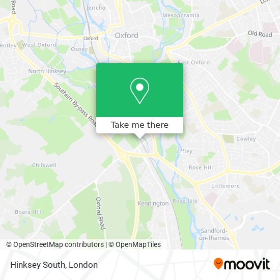 Hinksey South map