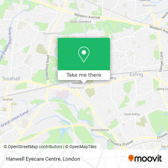Hanwell Eyecare Centre map