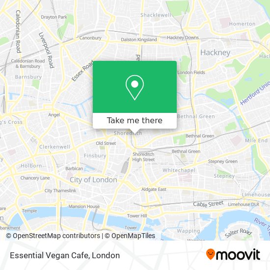 Essential Vegan Cafe map