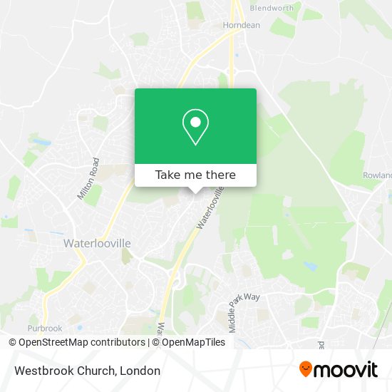 Westbrook Church map