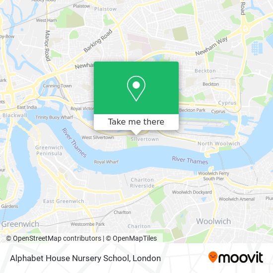 Alphabet House Nursery School map