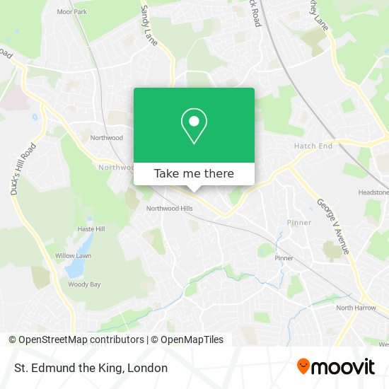 St. Edmund the King map