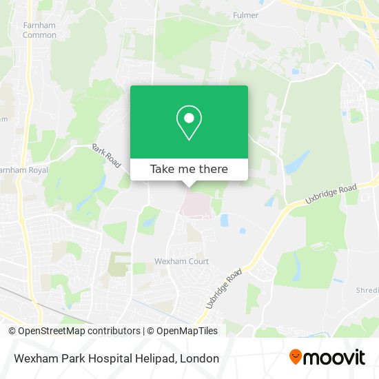 Wexham Park Hospital Helipad map