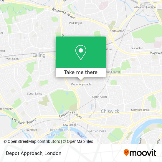 Depot Approach map