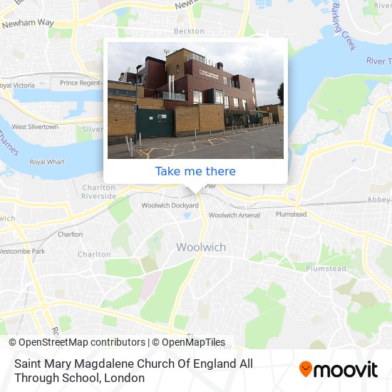 Saint Mary Magdalene Church Of England All Through School map