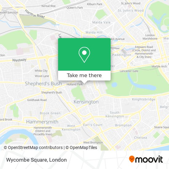 Wycombe Square map