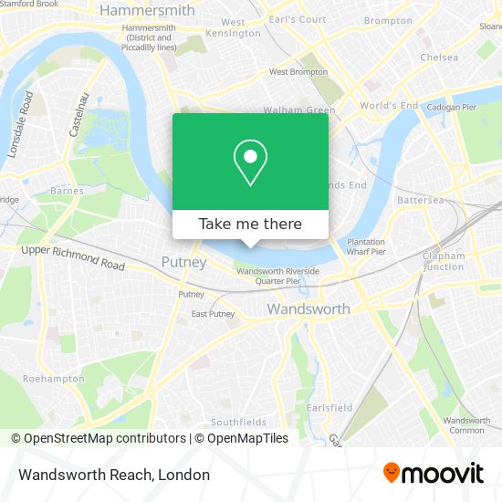 Wandsworth Reach map