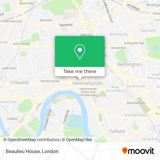 Beaulieu House map