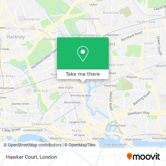 Hawker Court map