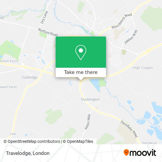 Travelodge map