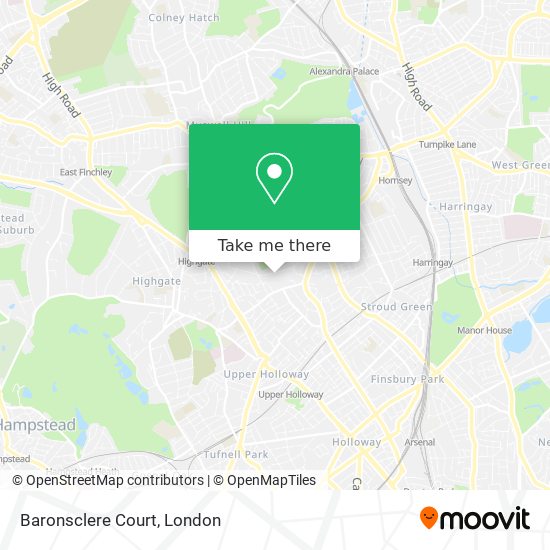 Baronsclere Court map