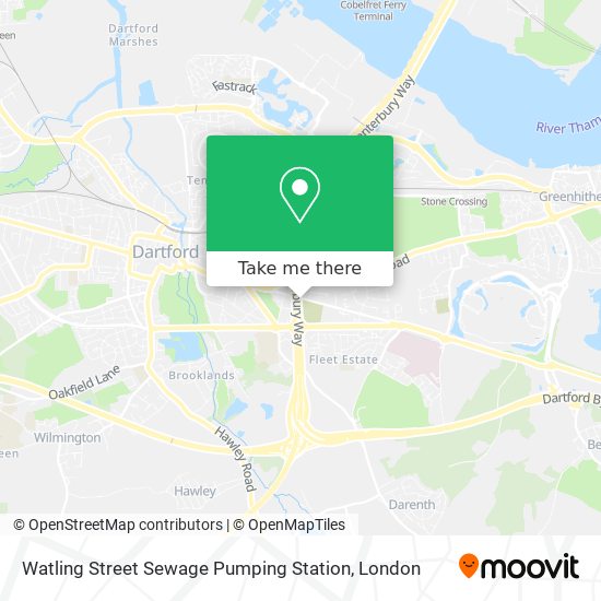 Watling Street Sewage Pumping Station map
