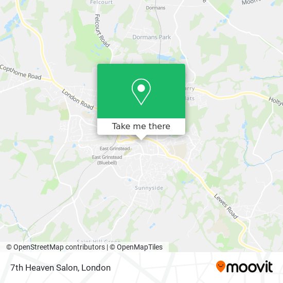 7th Heaven Salon map