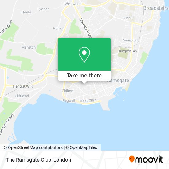 The Ramsgate Club map