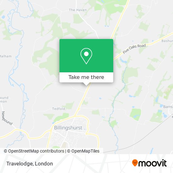 Travelodge map