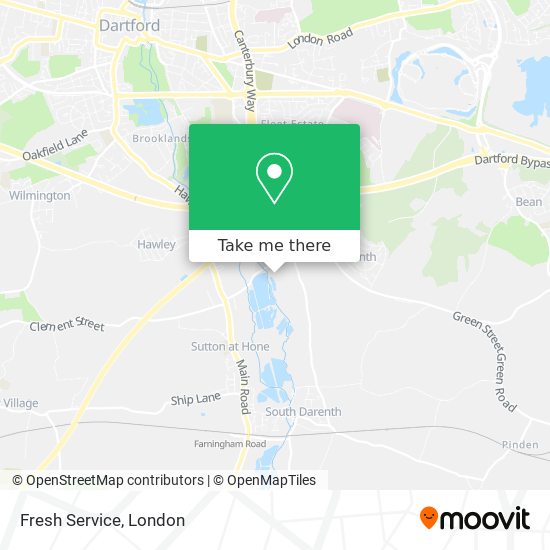 Fresh Service map