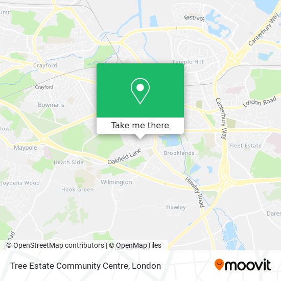 Tree Estate Community Centre map