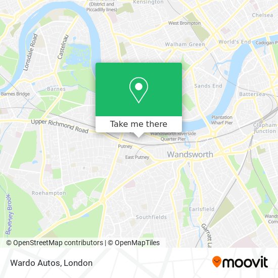 Wardo Autos map