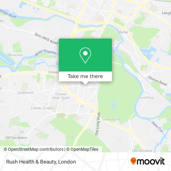 Rush Health & Beauty map