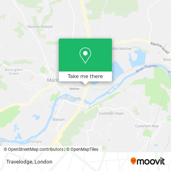 Travelodge map