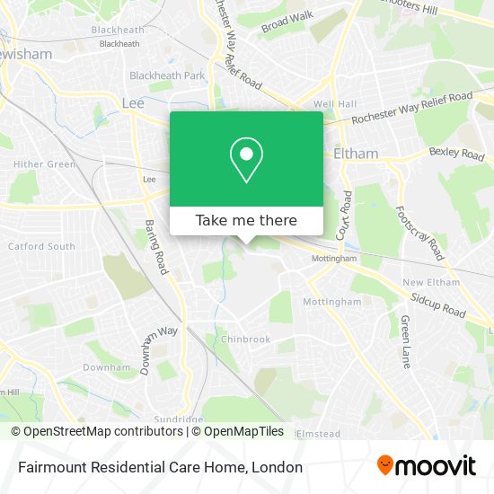 Fairmount Residential Care Home map