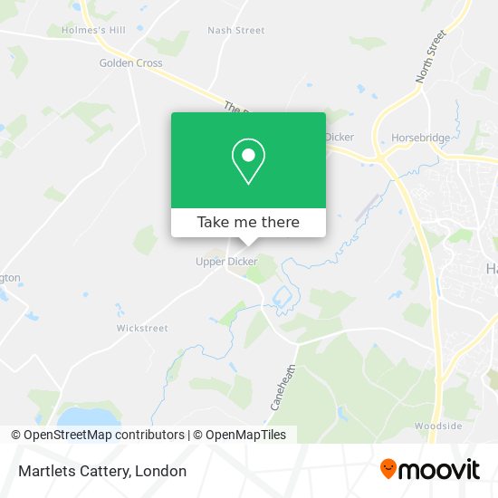 Martlets Cattery map