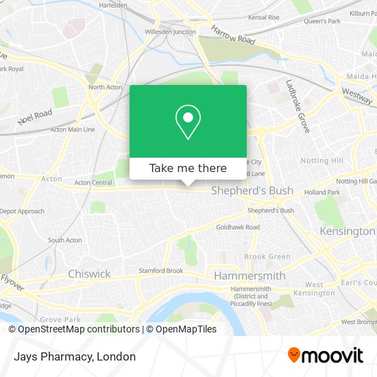 Jays Pharmacy map
