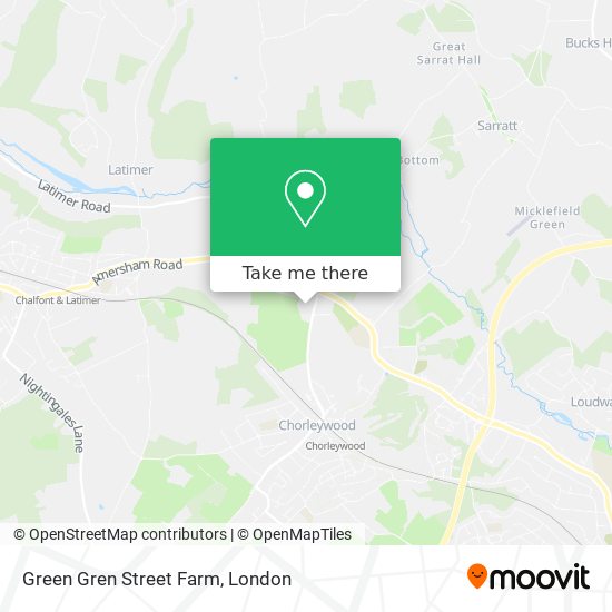 Green Gren Street Farm map