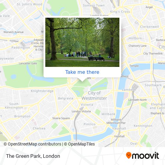 The Green Park map