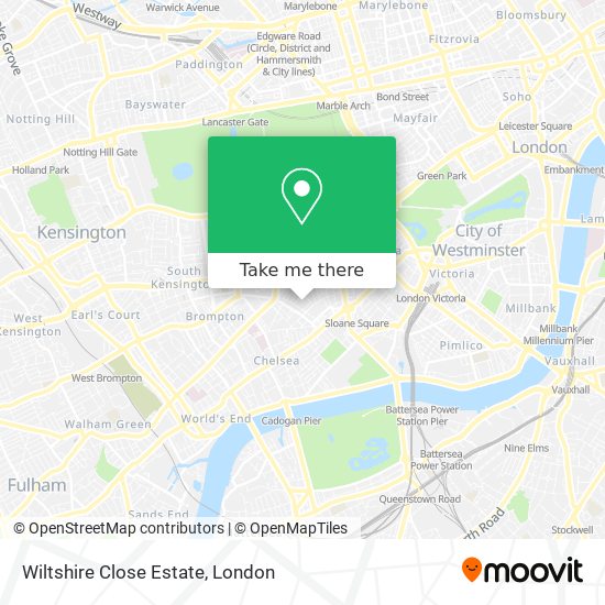 Wiltshire Close Estate map