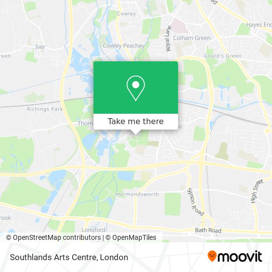 Southlands Arts Centre map