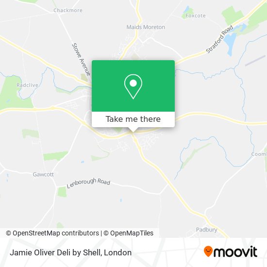 Jamie Oliver Deli by Shell map