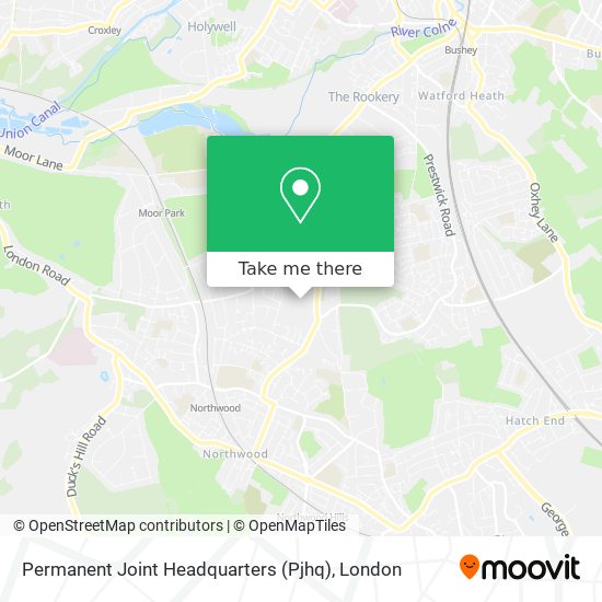 Permanent Joint Headquarters (Pjhq) map