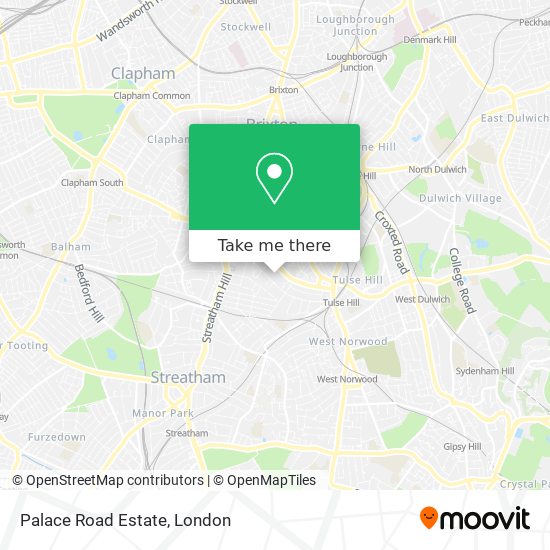 Palace Road Estate map