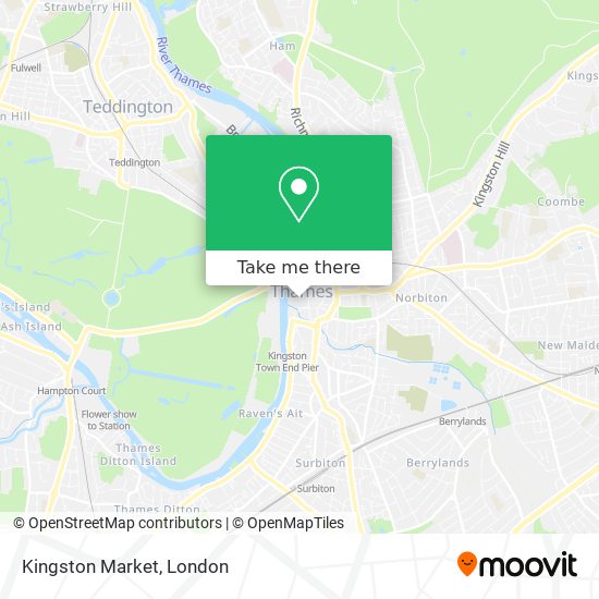 Kingston Market map