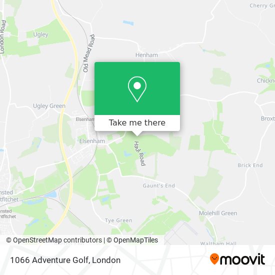 1066 Adventure Golf map
