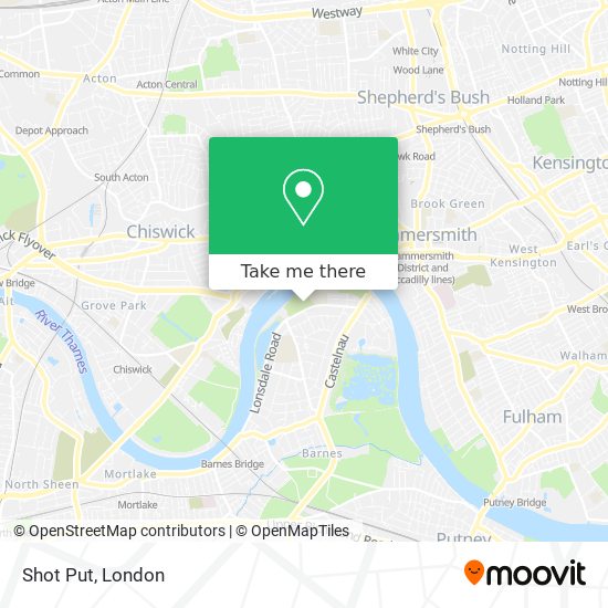Shot Put map