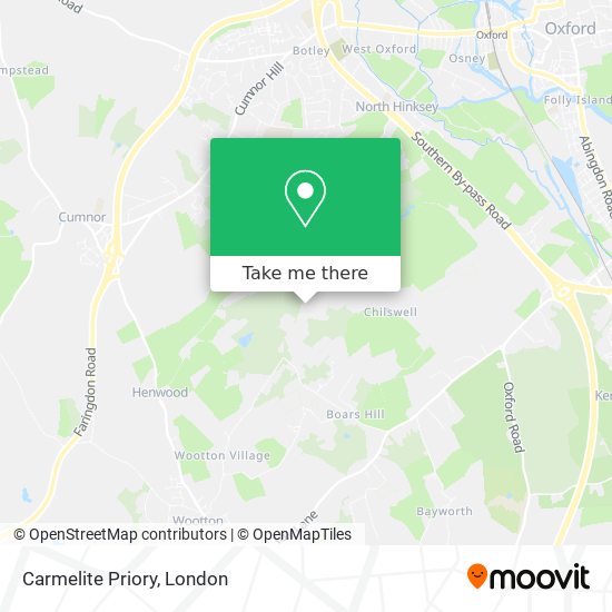 Carmelite Priory map